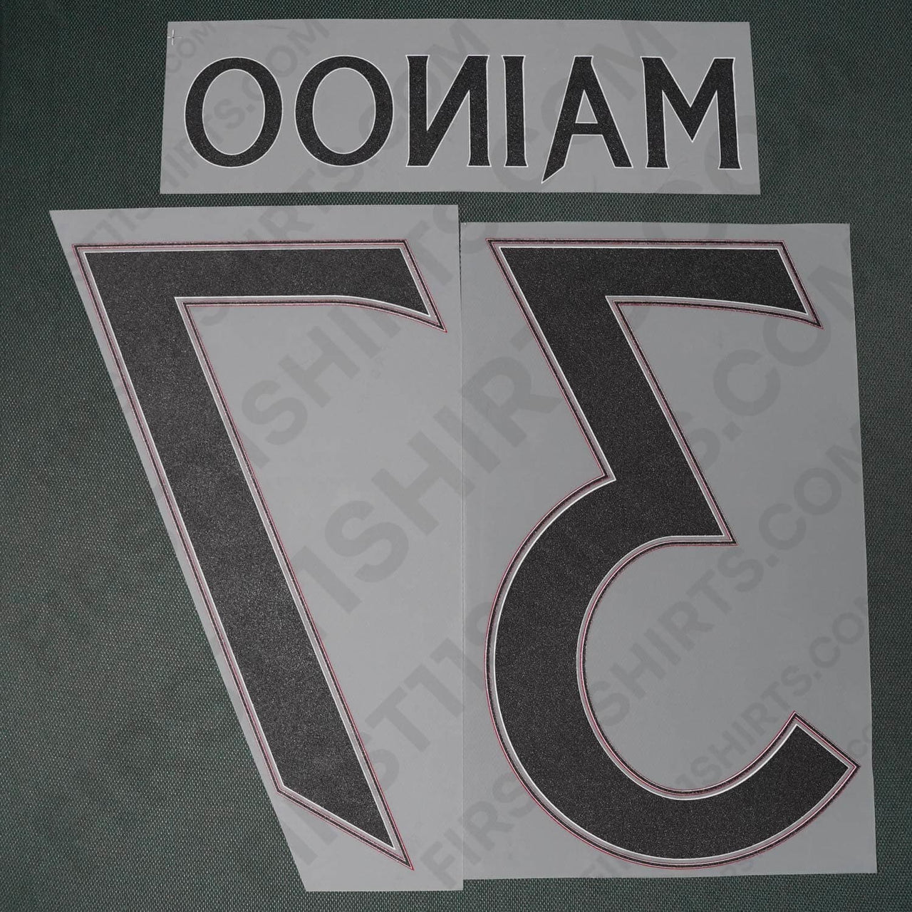 2023/24 Man United Away Name Set Mainoo #37 Cup Version (Repro)