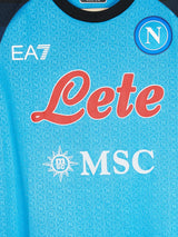 2022/23 Napoli Kvaratskhelia #77 Home Shirt (M)