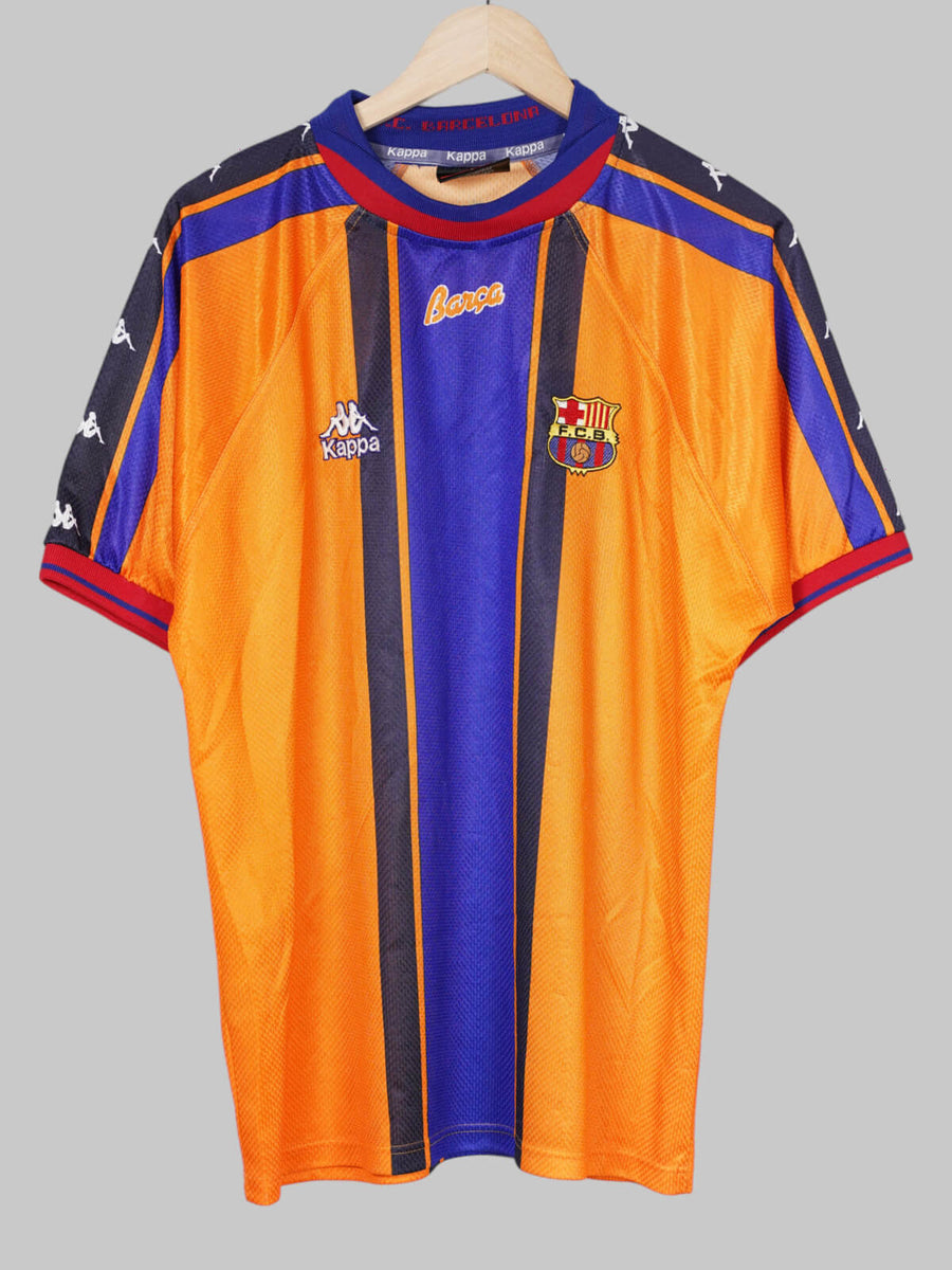 1997/98 Barcelona Rivaldo #11 Away Shirt (L)