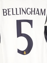 2023/24 Real Madrid Bellingham #5 Home Shirt (M)