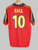 2000/1 Spain Raul #10 Home Shirt (L)