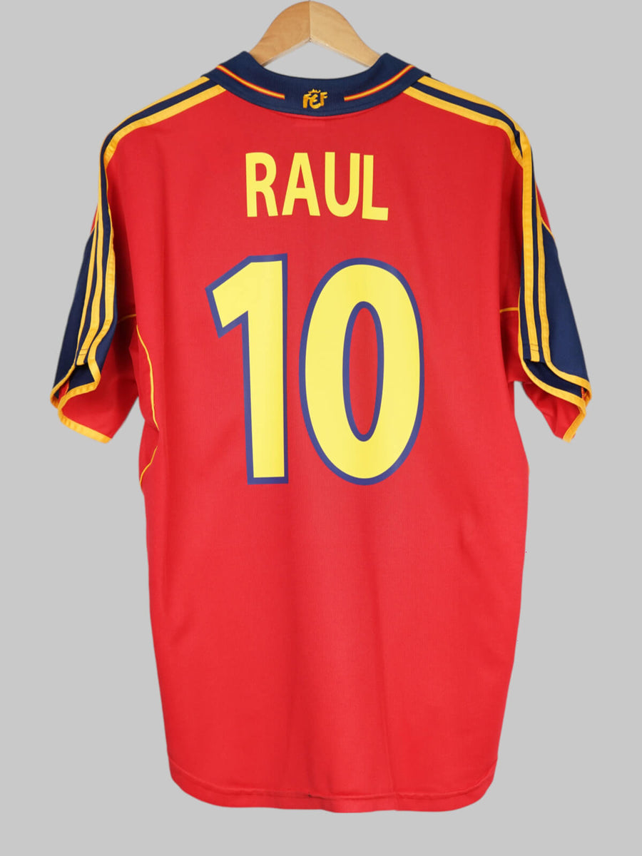 2000/1 Spain Raul #10 Home Shirt (L)