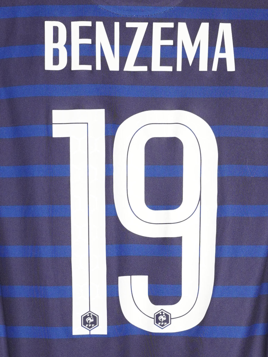 2020/21 France Benzema #19 Home Shirt (M)