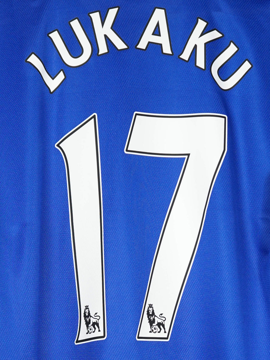 2013/14 Everton Lukaku #17 Home Shirt (M)