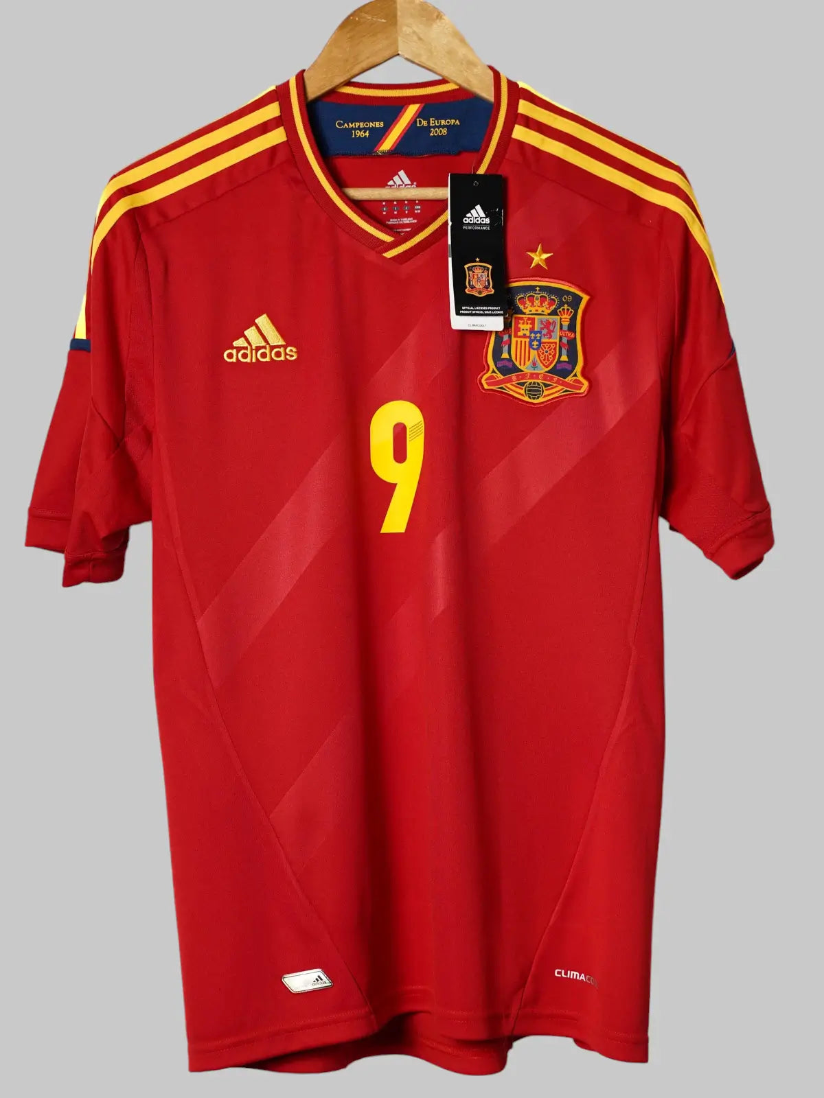 Spain Home Shirt 2012/13 BNWT Torres #9 (M)