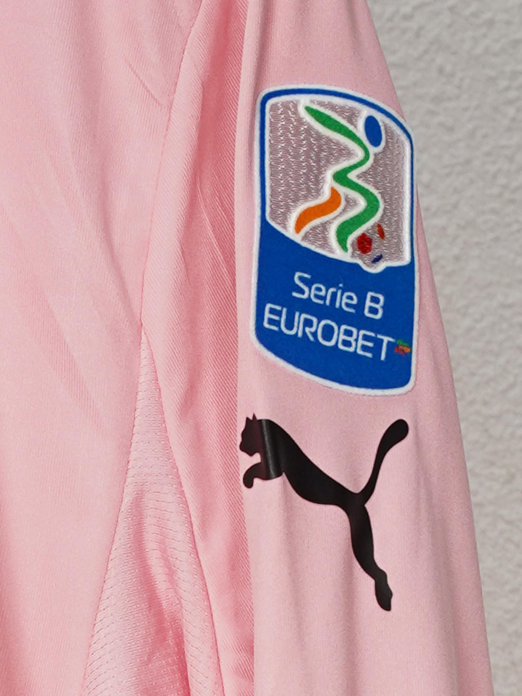 Palermo Home Shirt 2013/14 L/S Vitiello #29 Match Issued/Worn (M)