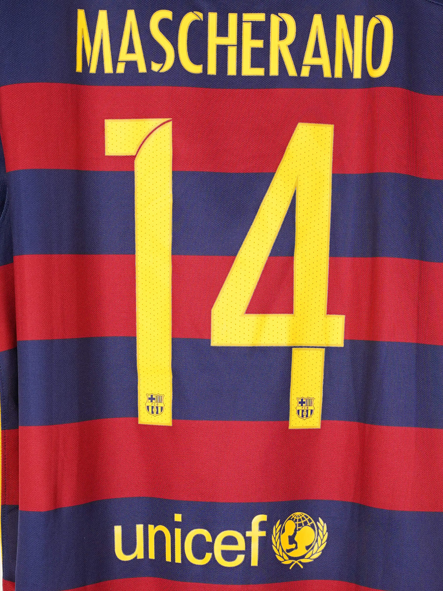 2015/16 Barcelona Home Shirt Mascherano #14 (XL)