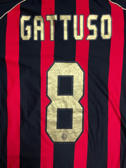 AC Milan Home Shirt 2006/7 Gattuso #8 - 6/10 - M