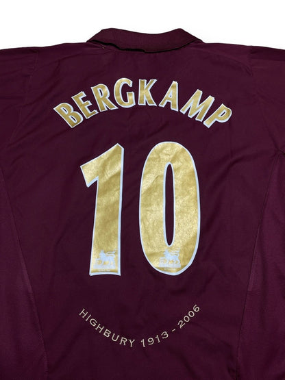 Arsenal Home Shirt 2005/6 Highbury Bergkamp #10