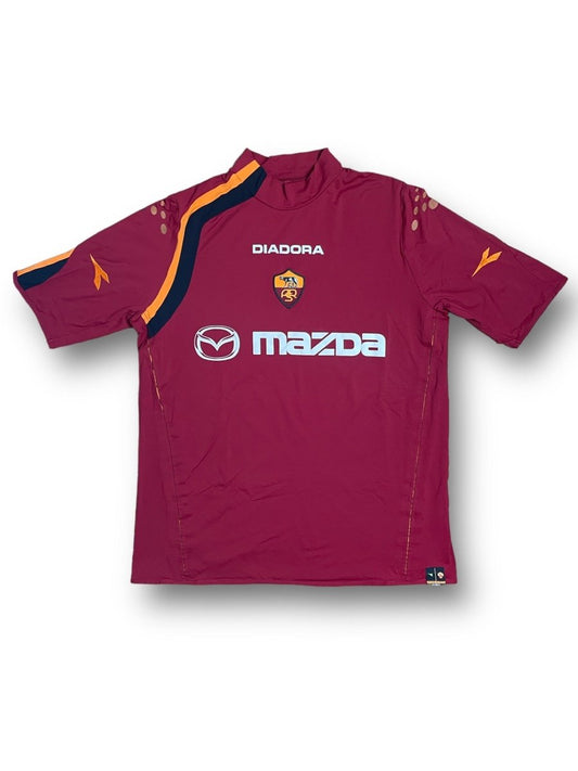 AS Roma Home Shirt 2004/5 - 8/10 - XL