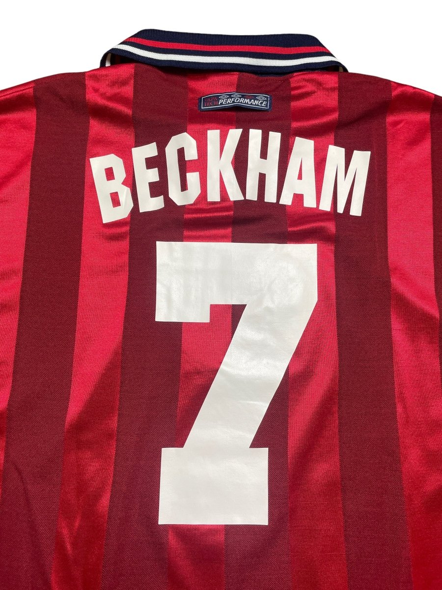 England Away Shirt 1997/99 Beckham #7 - 10/10 - XL