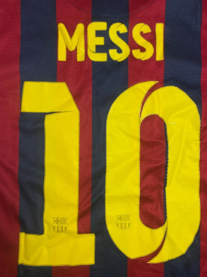 FC Barcelona Home Shirt 2013/14 Messi #10 - 8/10 - S