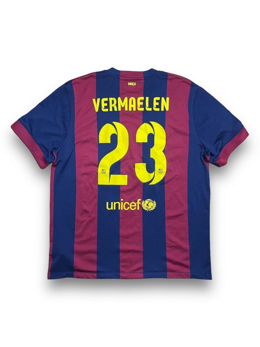 FC Barcelona Home Shirt 2014/15 Vermaelen #23 - 9/10 - XXL