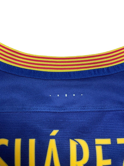 FC Barcelona Home Shirt 2015/16 Suarez #9 - 9/10 - XL