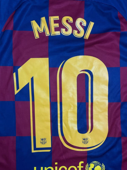 FC Barcelona Home Shirt 2019/20 Messi #10 - 9/10 - M