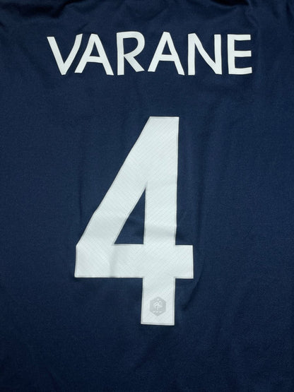 France Home Shirt 2014/15 Varane #4 - 9/10 - M