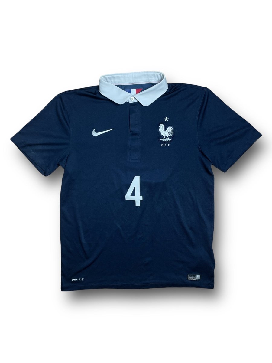 France Home Shirt 2014/15 Varane #4 - 9/10 - M