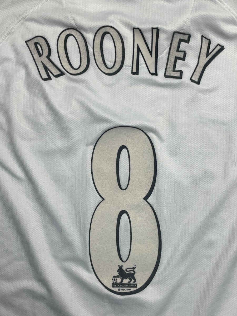 Manchester United Third Kit 2007/8 Rooney #8 - 7/10 - XL