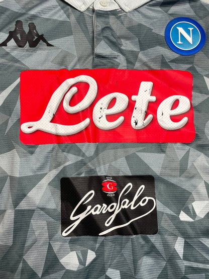 Napoli 2018/19 Match Issued third Shirt & Signed by Insigne #24 - 7/10 - S