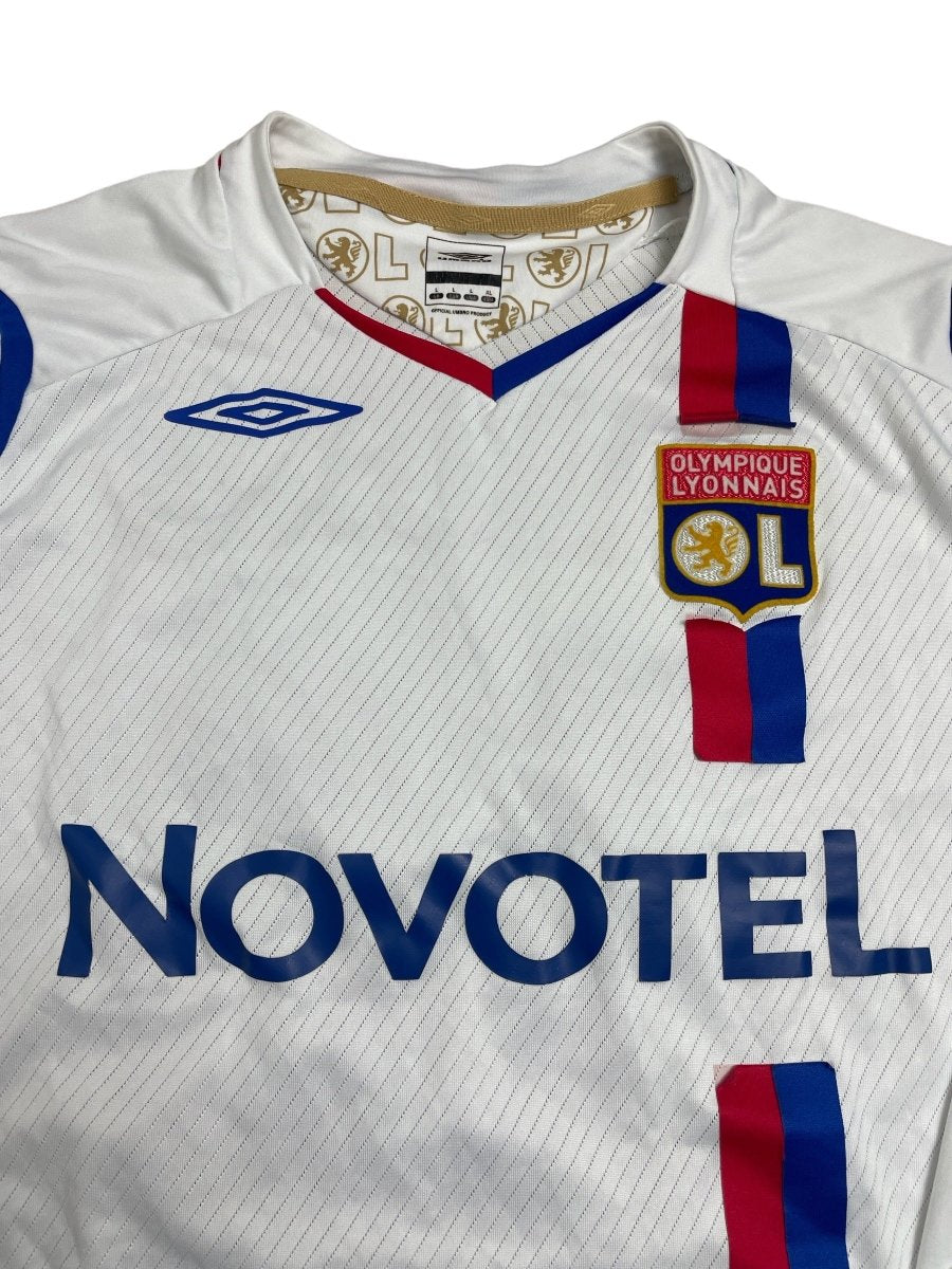 Olympique Lyon home longsleeve shirt 2008/09 Benzema #9 - 8/10 - L