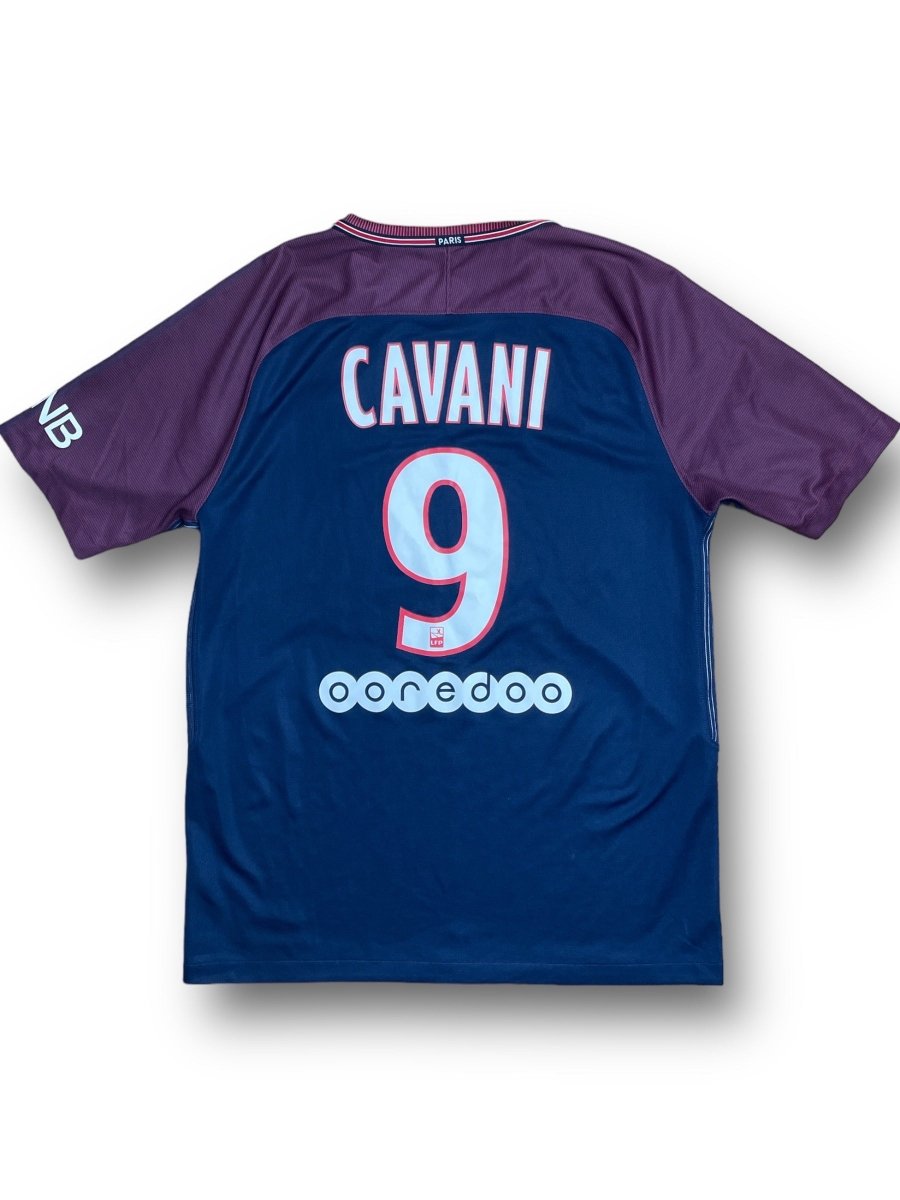 PSG Home Shirt 2017/18 Cavani #9 - 9/10 - M