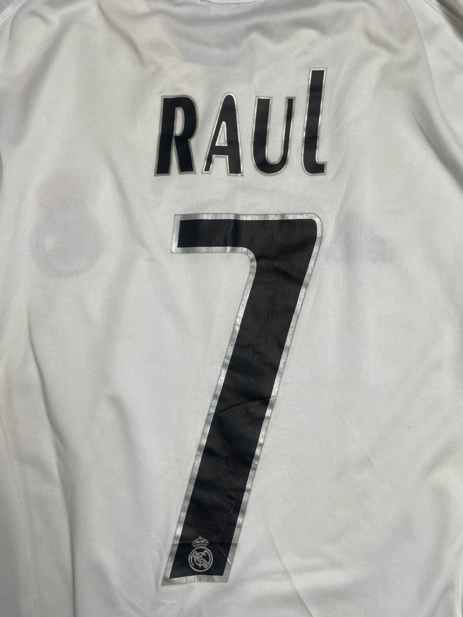 Real Madrid Home Shirt 2005/6 Raul #7 - Player Version - 7/10 - L