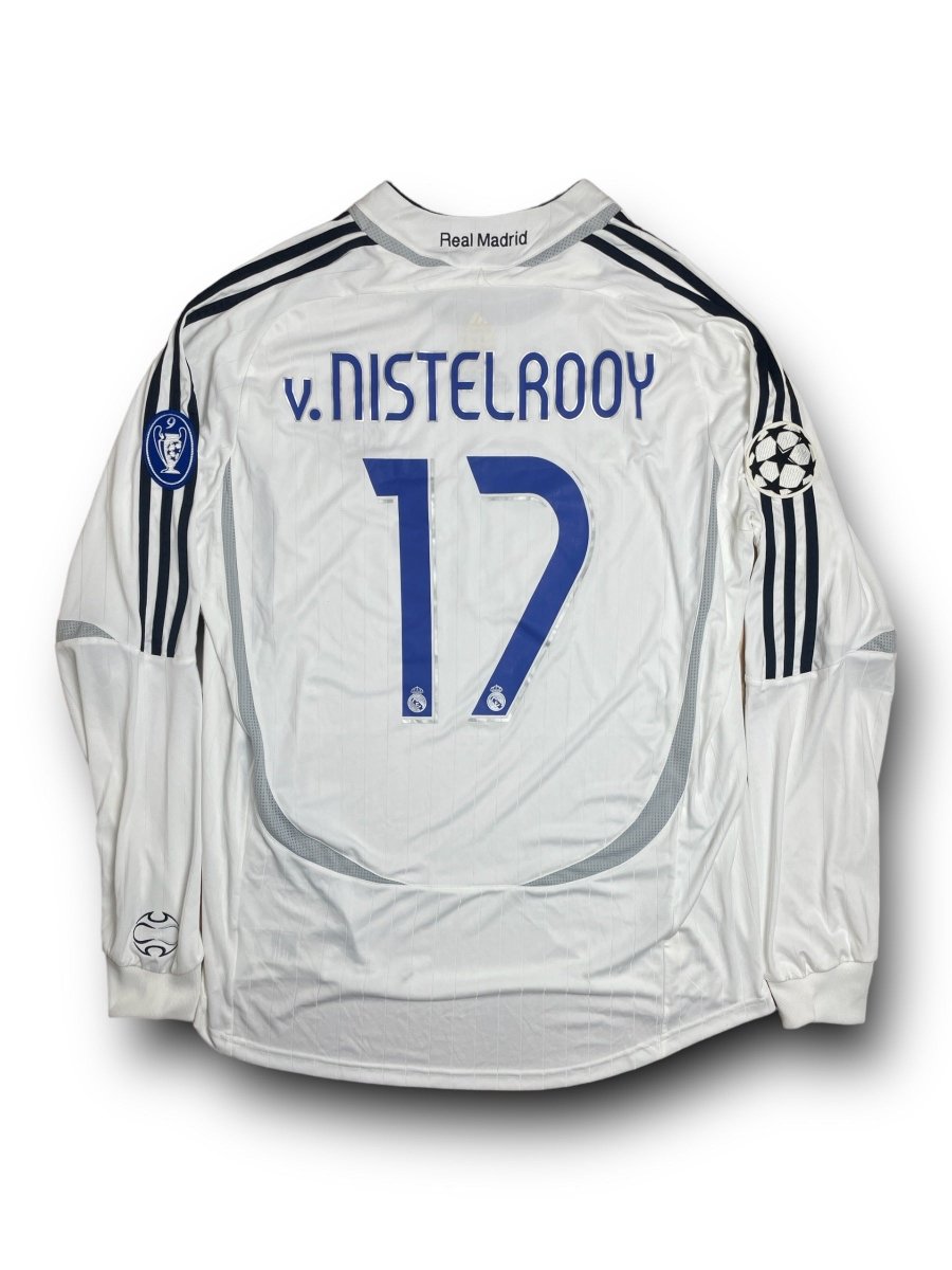 Real Madrid Home Shirt 2006/7 Van Nistelrooy #17 - 10/10 - XL