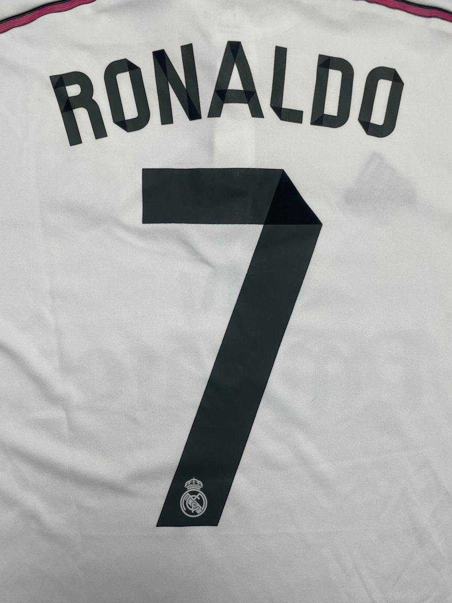 Real Madrid Home Shirt 2014/15 Ronaldo #7 - 7/10 - L