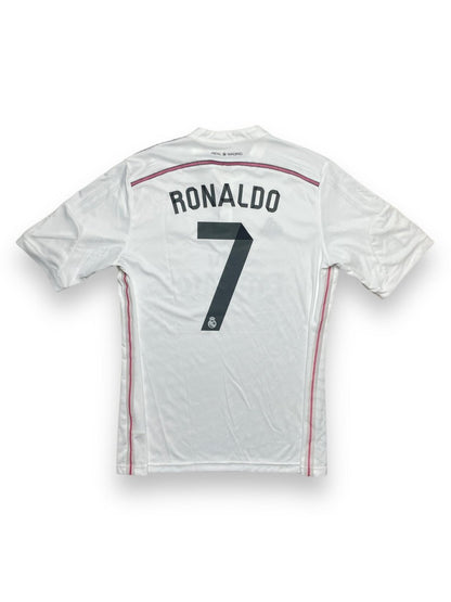 Real Madrid Home Shirt 2014/15 Ronaldo #7 - 7/10 - L