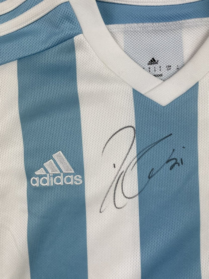 Argentina Home Jersey 2015/16 Signed by Paulo Dybala - size S Signature