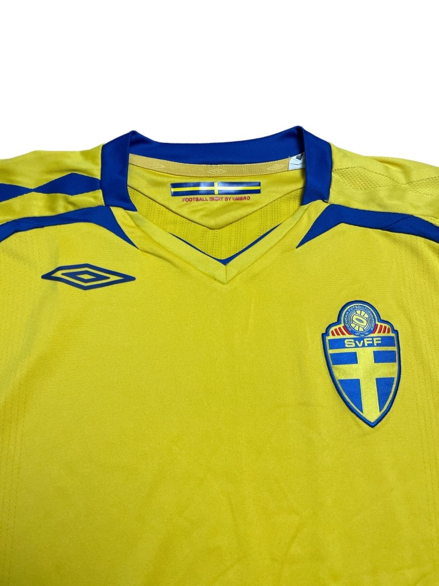 Sweden Home Shirt 2008 - 9/10 - XXL